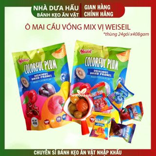 [408gam] Ô mai mix 4 vị chery/ việt quất/ mận/thanh mai/ đào tẩm mật ong Colorful Plum WEISIEL