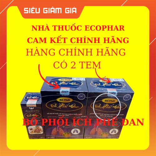 Bổ phổi ích phế đan hộp 60 viên