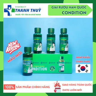 Nước Giải Rượu Hàn Quốc CONDITION, Giúp Giải Độc Gan, Giảm Tác Hại Do Bia Rượu Gây Ra, Chai 100ml