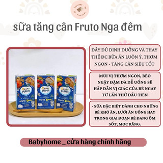 [thùng 18 hộp date 12/25] Sữa đêm Fruto ngũ cốc của Nga 200ml cho trẻ trên 6 tháng
