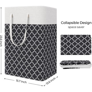  Giỏ đựng quần áo bẩn dày dặn UTABOX Thùng đựng quần áo gấp gọn - Sọt đựng đồ giặt chống nước 