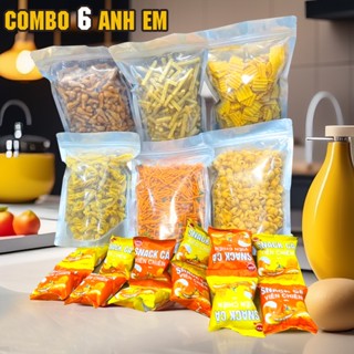 COMBO 6 Món Đồ Ăn Vặt Tặng 10 Gói Snack Cá Viên Chiên - COMBO Ăn Vặt