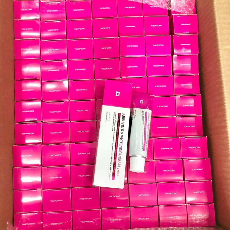 (Hàng công ty) Kem nám Tosowoong Arbutin 5.0 whitening cream  dưỡng trắng nâng tông 50ml căng bóng d