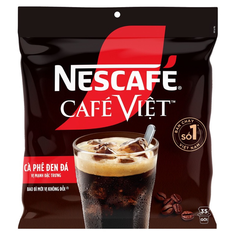 BỊCH NESCAFE CÀ PHÊ ĐEN VIỆT (35 gói x 16g)