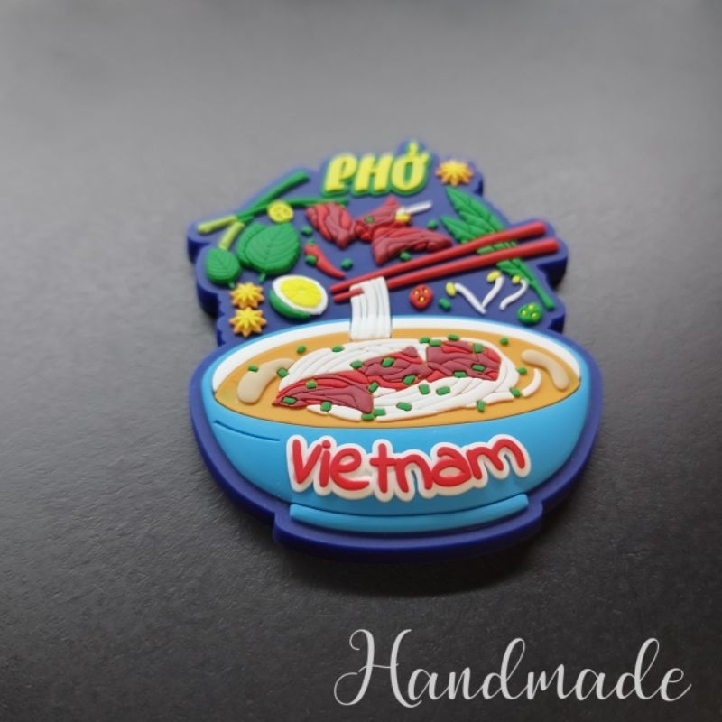 Nam châm dán tủ lạnh lưu niệm Việt Nam , hít tủ lạnh - Fridge magnets , PHỞ