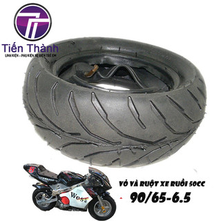 Vỏ Và Ruột Xe Ruồi,Motor Ducarti, Xe Tam Mao Mini 50cc 90/65-6.5 Lốp Trước