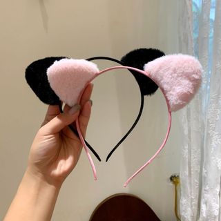 Băng Đô Cài Tóc Tai Mèo Lông Mịn