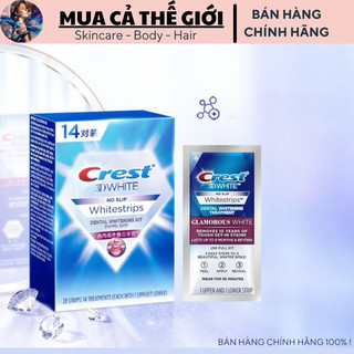 Miếng dán trắng răng Crest 3D White