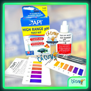 Api - high range ph test kit | bộ test ph cao cho hồ nước ngọt và mặn | ph 7.4-8.8