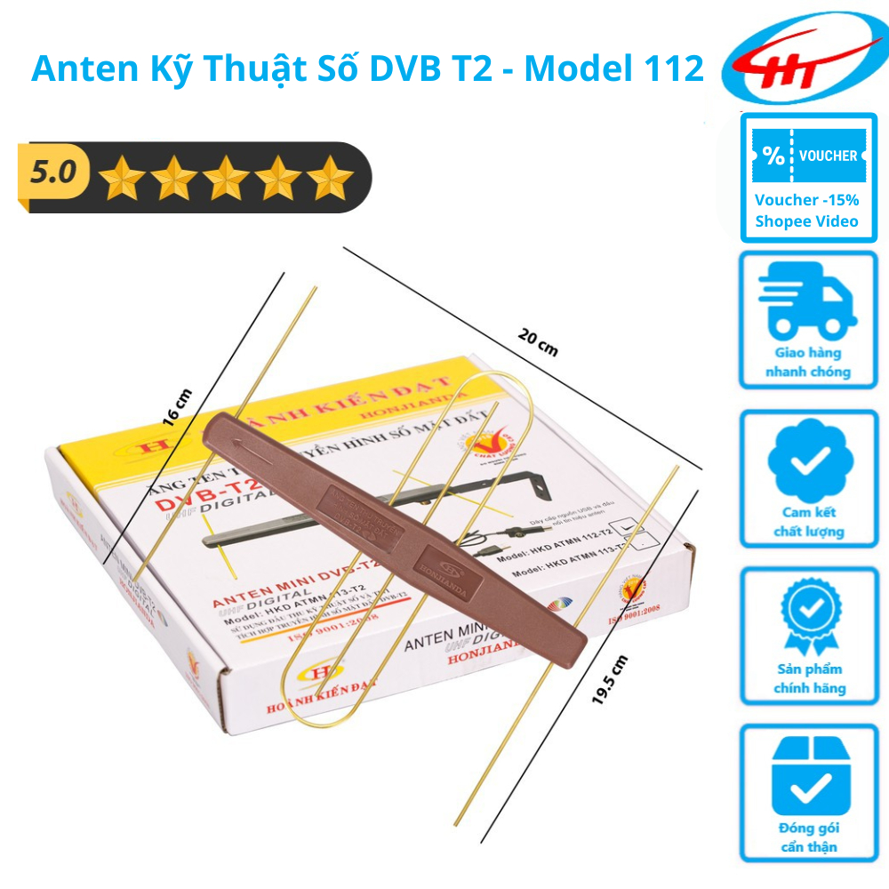 Anten Kỹ Thuật Số DVB T2 - Model 112