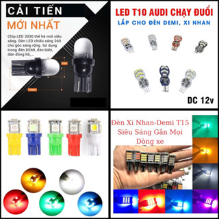 Đèn led t10 t15 chạy đuổi audi xi nhan wave, dream, sirius, winner, exciter, vision, ab