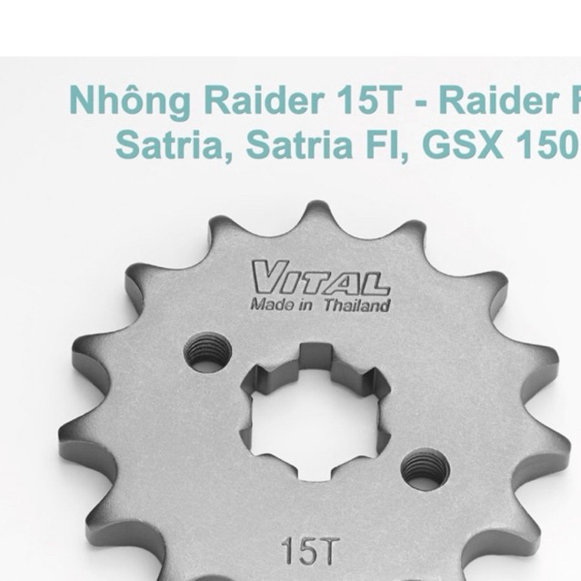 Nhông truớc Suzuki Gsx150S /Gsx150R /Raider / Raider FI / Satria / Satria FI /13 - 14 - 15 -16-17 Nh