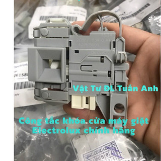 Công Tắc Khóa Cửa Máy Giặt Electrolux Vuông Chính Hãng
