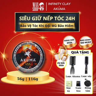 Sáp vuốt tóc nam Akuma Infinity Clay 56g | 116g chính hãng