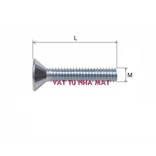 Vít bake đầu bằng thân bulong M8 (20 con)
