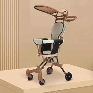 Xe đẩy cho bé, Xe đẩy gấp gọn em bé đi du lịch siêu gọn nhẹ(mẫu2021)