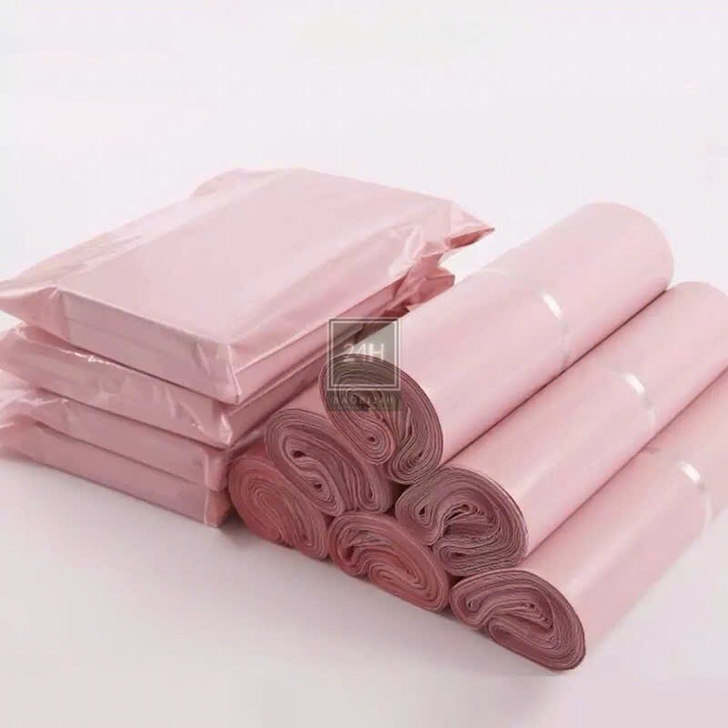 0,5KG-1KG TÚI GÓI HÀNG NIÊM PHONG Mầu HỒNG PASTEL CAO CẤP. Túi ship Cod, đóng gói hàng chống bóc HÀNG PE SIÊU DAI.