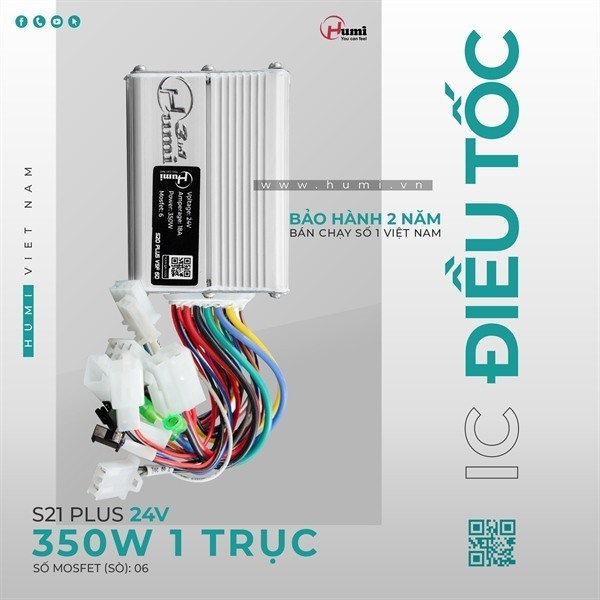 IC Xe Điện Humi S20 Plus 24V 350W | Trợ Lực 1 Trục