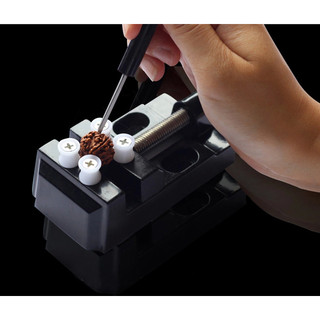 Ê tô mini V3, có chân bo góc kẹp vật tròn cạnh
