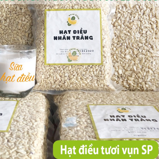 Sỉ 5kg Hạt điều tươi vỡ