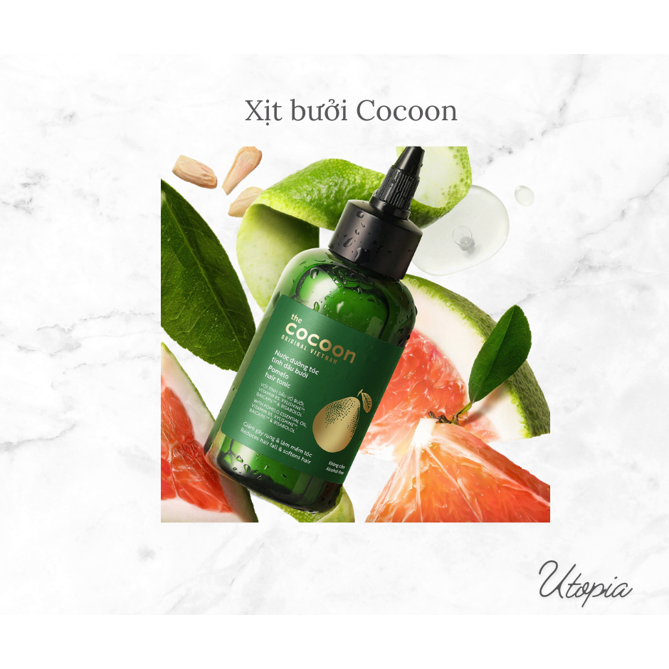 Xịt dưỡng tóc tinh dầu Bưởi Cocoon
