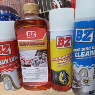 [GIA ĐÌNH BZ]Nước rửa sên xích BZ - dưỡng sên BZ- Phục hồi nhựa đen, bóng lốp BZ.....