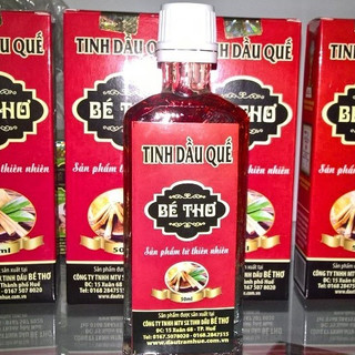 [Hàng chính hãng] TINH DẦU QUẾ NGUYÊN CHẤT HIỆU BÉ THƠ CHAI NHỎ 50ml