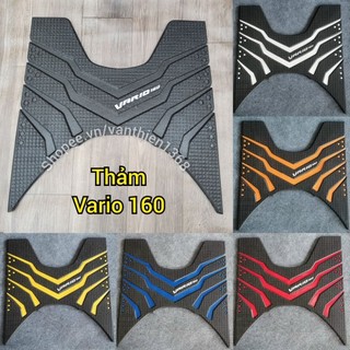 Thảm Lót Sàn Gác Chân Xe VARIO 160cc 2022->2024 Cao Su Dày Kiểu Indo