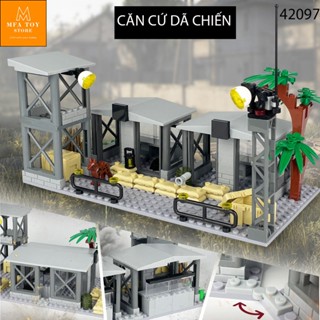  Đồ chơi lắp ráp swat army mô hình đồ chơi - Căn cứ dã chiến 42097 No.472 