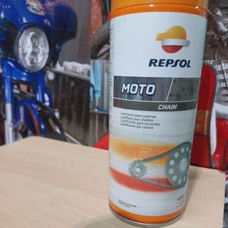 Chai dưỡng sên repsol, bôi trơn sên (xich) Repsol Moto Chain Lube 400ml