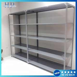 Kệ Sắt V Lỗ Lắp Ghép Dài 1m5 x rộng 40cm x Cao 0,6m-1m-1,2m-1,5m-1,8m-2m x 2,3,4,5,6 Tầng