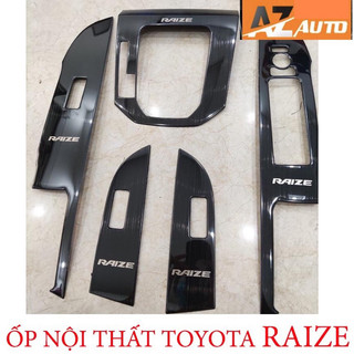 Ốp Nội Thất Xe Toyota Raize 2021- 2024 - 5 chi tiết Mẫu Titan