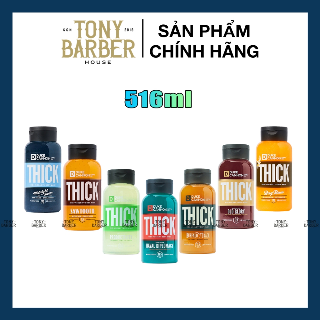[Full Line] Sữa tắm Duke Cannon Thick High Viscosity Body Wash 516ml