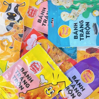 Miss bánh tráng trộn - bánh tráng phô mai, sa tế bò, sa tế tôm, gà quay, rong biển, chanh sả