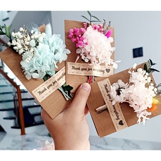 ❤️Thiệp hoa khô handmade ❤️tự chọn mẫu ❤️