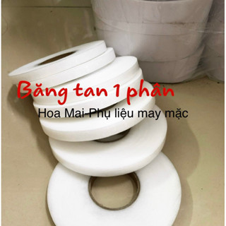 Keo tan 1cm - 2cm (Keo dính 2 mặt vải với nhau)