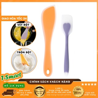  Phới Trộn  Vét Bột Spatula Silicone Cứng Cáp Làm Bánh Đa Năng Dạng Dẹt Tiện Lợi An Toàn - Chịu Nhiệt Tốt 