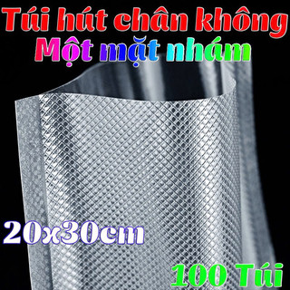 Túi hút chân không thực phẩm, Túi hút chân không một mặt nhám 20x30 loại 1 đủ size sỉ lẻ SLL