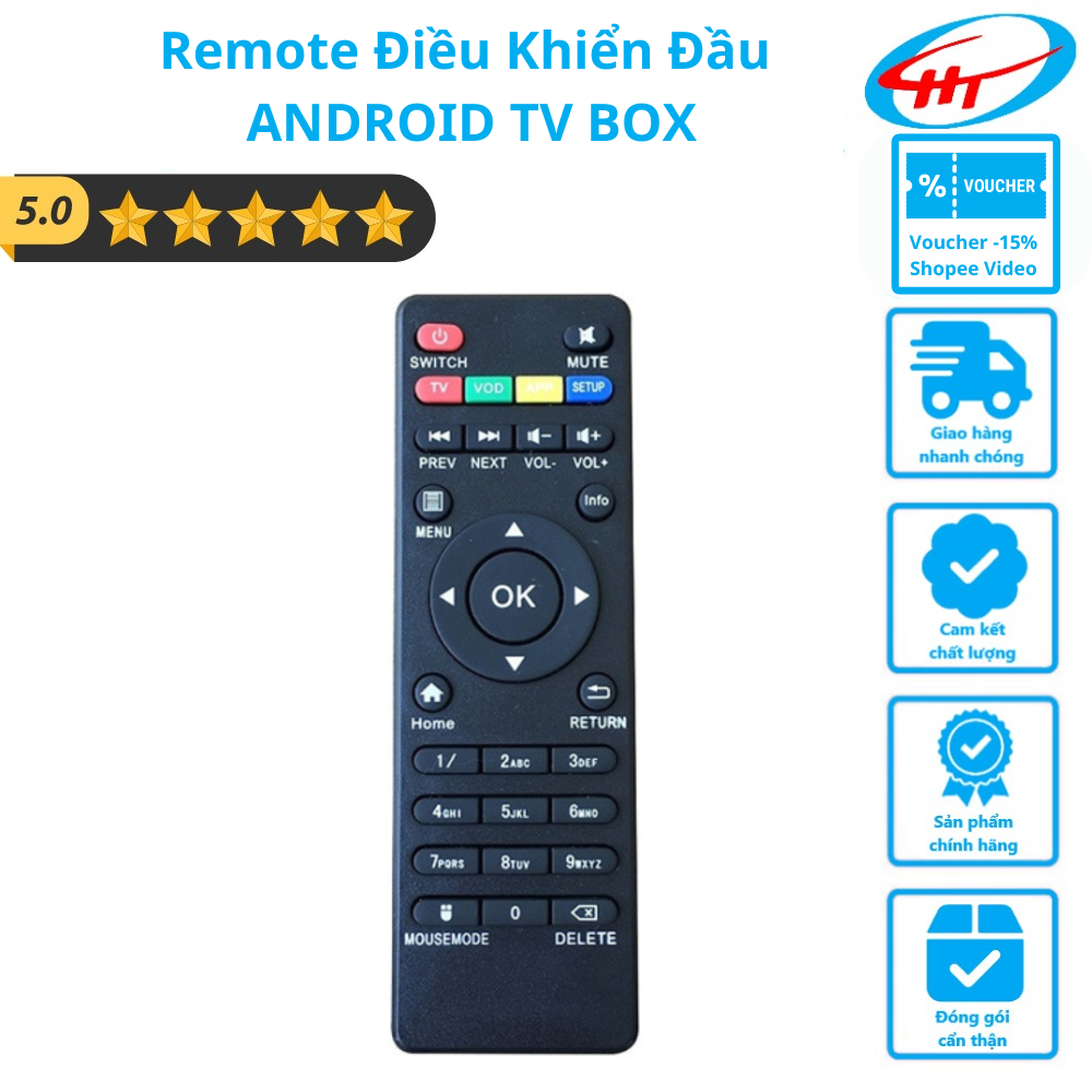 [Tặng kèm Pin] Remote Điều Khiển Đầu ANDROID TV BOX
