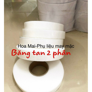 Keo tan 1cm - 2cm (Keo dính 2 mặt vải với nhau)