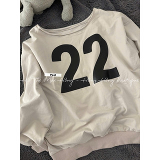 Áo nỉ số 22 full màu siu xinh