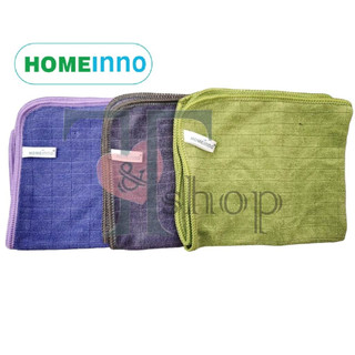 [HỎA TỐC](MÀU MỚI) Combo 3 Khăn Lau Microfiber Homeinno Siêu Sạch 30x35cm