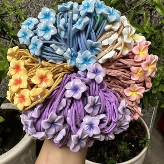 Sỉ dây cột tóc hoa sứ phong cách siêu dễ thương