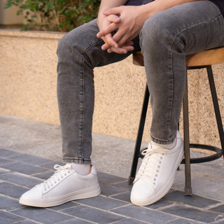 [ NEW ] [ Chính Hãng ] G2 STORE - Giày Thể Thao Sneaker Nam All White Da Bò Hera Chống Trơn Trượt