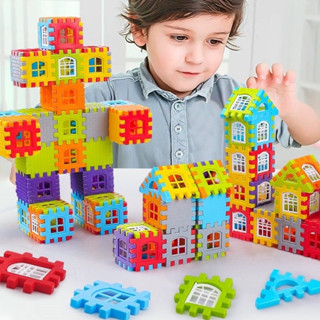 Khối Xây Dựng Nhà Đồ Chơi Lắp Ráp Xếp Hình kiến trúc 150 chi tiết có cửa mở,bộ LEGO xây nhà cho bé 3-6 tuổi