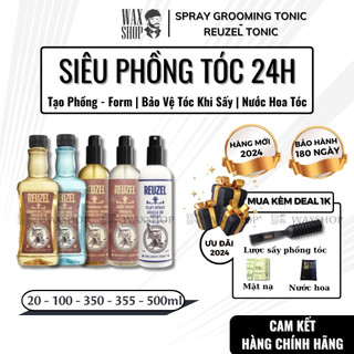 Xịt tạo phồng tóc nam Reuzel Spray Grooming Tonic, Surf Tonic hàng chính hãng - Waxshop
