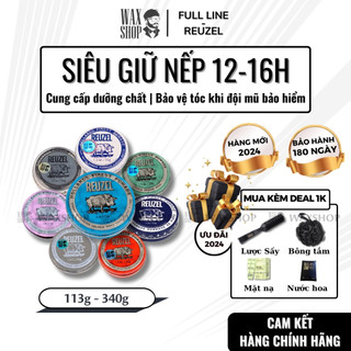 Sáp vuốt tóc nam cao cấp Reuzel Pomade chính hãng gel, wax giữ nếp tóc - Waxshop - DG2 - DG4 - SD2