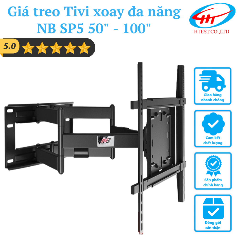 Giá treo Tivi xoay đa năng NB [SP5] dùng cho TV lớn 50″-90″ INCH