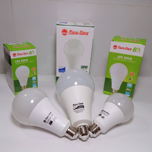 Bóng Đèn LED Bulb Rạng Đông 15W, 20W, 30W ChipLED SAMSUNG