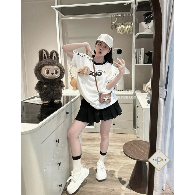 Áo phông Cedi kèm gấu chuẩn Khánh Lê